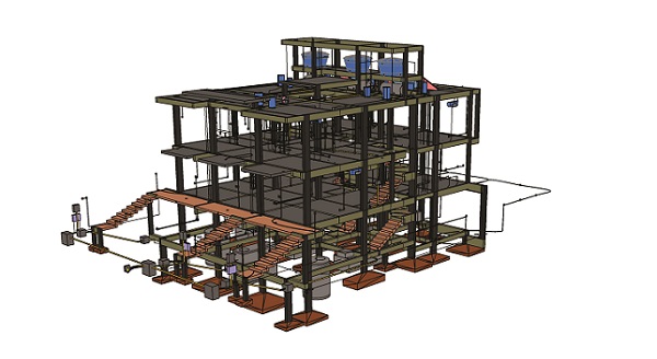 Projeto estrutural de residência multifamiliar com 650m² em concreto armado no bairro Morro das Pedras, Florianópolis