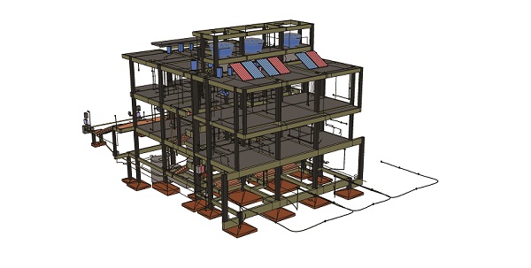 Projeto estrutural de residência multifamiliar com 650m² em concreto armado no bairro Morro das Pedras, Florianópolis