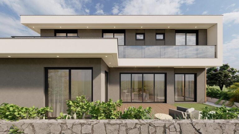 Projeto estrutural de residência unifamiliar com 400m² no bairro Pantanal, Florianópolis – SC. Desenvolvido por engenheiro civil Felipe Dircksen na Grande Florianópolis.