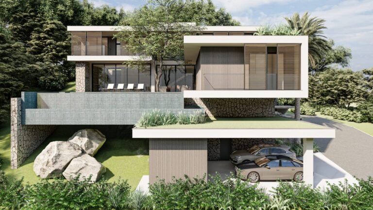 Projeto estrutural de residência unifamiliar com 550m² no bairro Pantanal, Florianópolis – SC