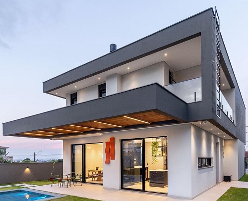 Projeto estrutural de residência unifamiliar de 300m² em concreto armado no bairro Ingleses, Florianópolis. Desenvolvido por engenheiro civil Felipe Dircksen na Grande Florianópolis.