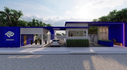 Projeto estrutural de área administrativa de metalúrgica com 420m² em São José – SC
