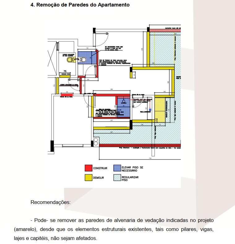 Edifício residencial submetido a avaliação técnica estrutural com objetivo de analisar condições existentes e propor diretrizes para execução de ampliação sem comprometimento da segurança estrutural. Laudo estrutural na grande florianópolis.
