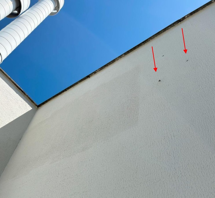 Apartamento no bairro Campeche, em Florianópolis com registros de infiltrações em paredes internas